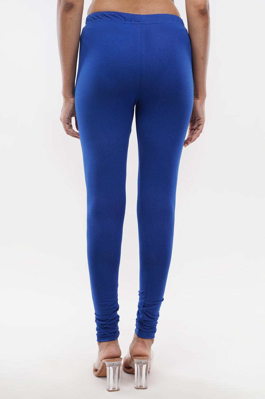 Royal Blue Full Length Leggings for Women