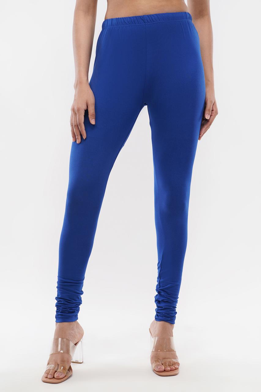 Royal Blue Full Length Leggings for Women