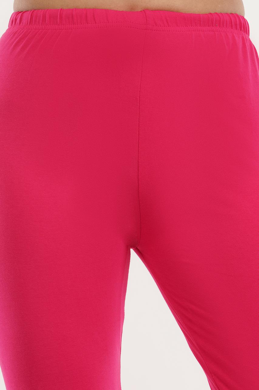 Rani Pink Full Length Leggings for Women